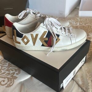 Gucci Loved White Sneakers
